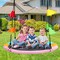 40 Inch Indoor Outdoor Flying Saucer Tree Swing with Hanging Strap